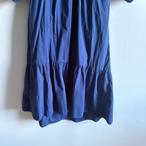 Xirena Sz XS Vie Blue Capri Cotton Tiered Midi Dress - Picture 7 of 12